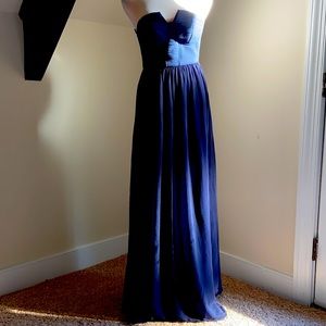 Boundary cross back faux bustier dress